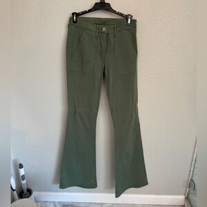 3x1 Green Flared Jeans